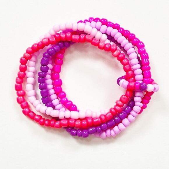 Barbiecore Bracelet Stack - Picture 2 of 3